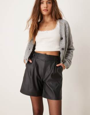 Jdy Faux Leather Shorts In Black - Asos Shorts New In 25th October 2024