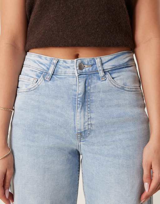JDY - Felina - Lyseblå højtaljede jeans med vide ben, 5 af 5