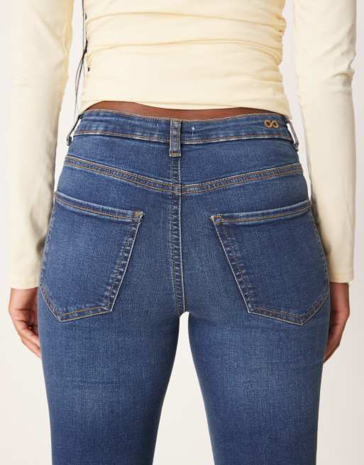 JDY – Fina – Mellanblå, ankellånga, skinny jeans , 5 av 5