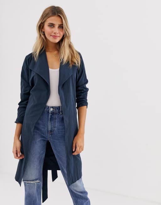 Trenchcoat JDY Isadora OTW - Manteau Femme Élégant Et Chaud 100% Polyester - Style Classique Hiver