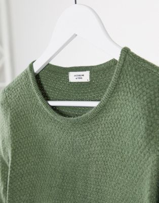 green knit sweater dress