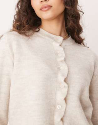 Jdy Frill Details Knit Cardigan