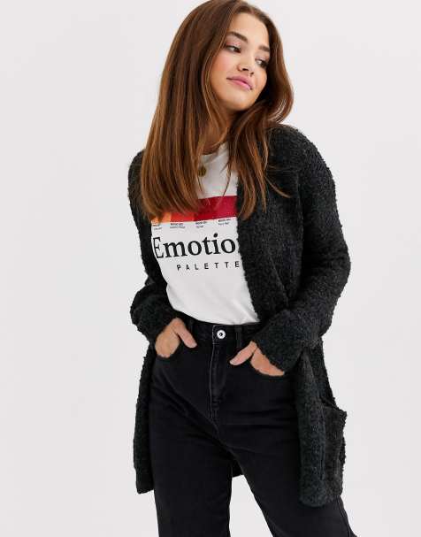 JDY – Gebürstete Strickjacke