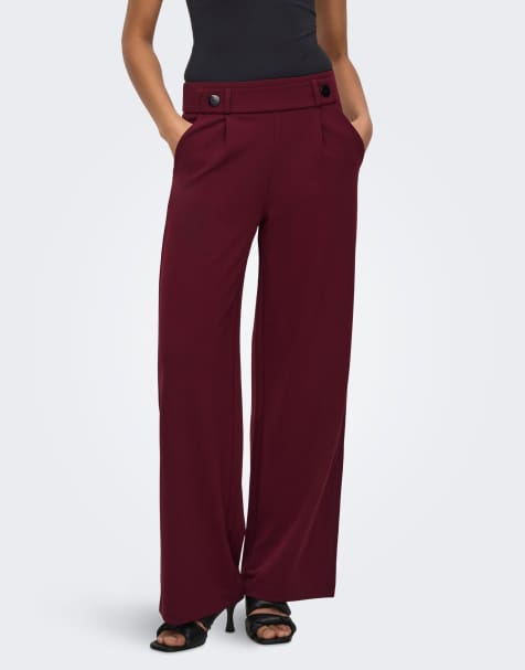 JDY Geggo Life long new trousers in purple - view 1