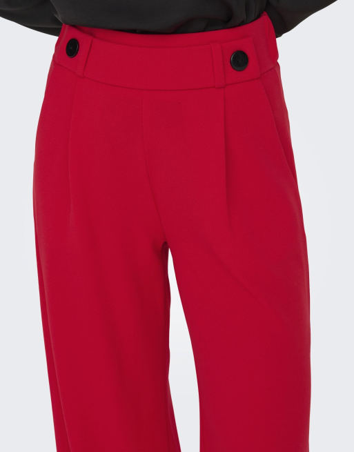 JDY Geggo Life pantalones largos nuevos en rojo, 4 de 7