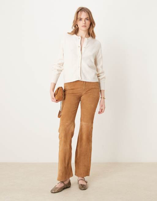 JDY - Gilet côtelé avec boutons nacrés - Crème, 2 de 4
