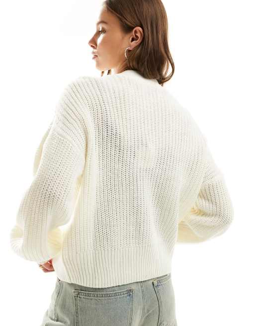JDY - Gilet en maille - Crème, 4 de 4