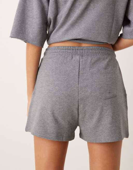 JDY - Grå shorts i kraftig jersey - Del af sæt, 3 af 5