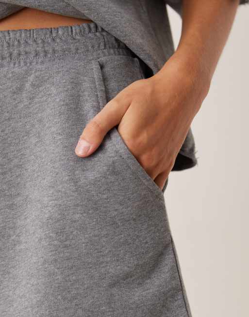 JDY heavy jersey shorts in grey (Part of a set), 2 of 5