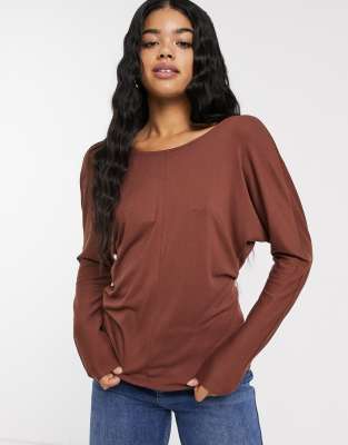 long sleeve batwing top