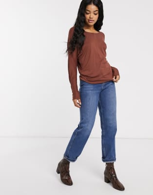 long sleeve batwing top