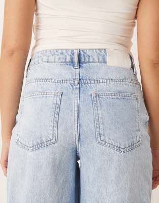 Lig.♡wide denim JJXX Tokyo Wide HW women's jeans light blue - Stilettoshop