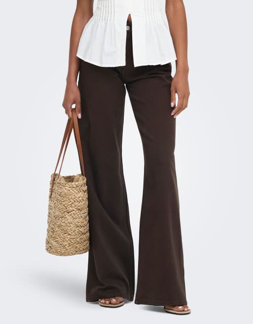 JDY - Jean large - Marron chocolat, 2 de 5