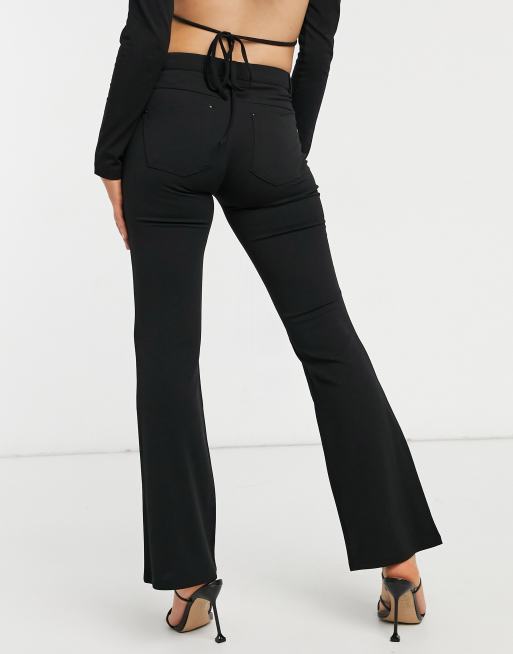 Jersey Flared Trousers