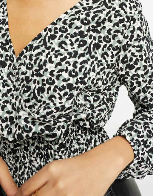 JDY - Karla - Smock-top med dyreprint, 3 af 4