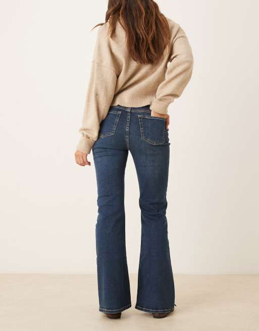 JDY - Kathy - Flared jeans in donkerblauw , 3 van 5