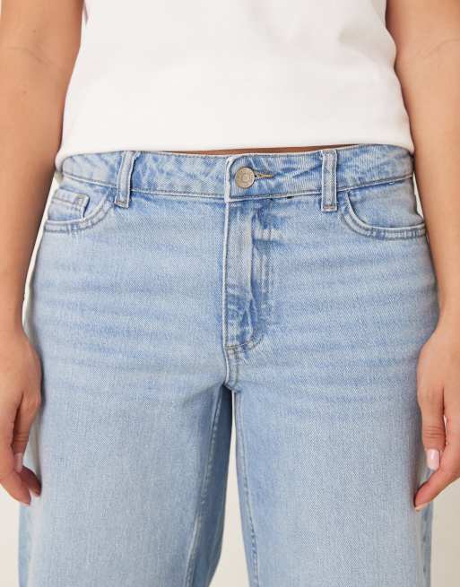 JDY Katie low waist straight leg jeans in light blue, 5 of 5