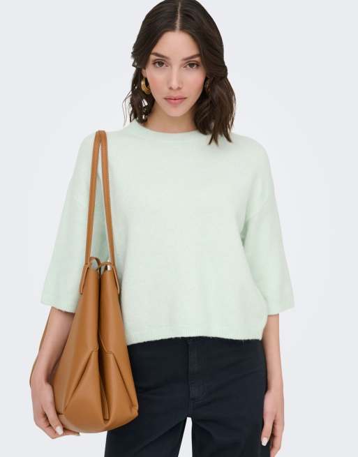 JDY Knitted pullover in morning mist, 4 of 7