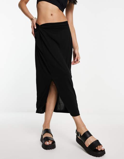 Jdy indie 2024 midi wrap skirt