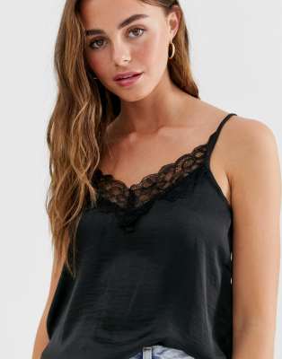 asos black cami