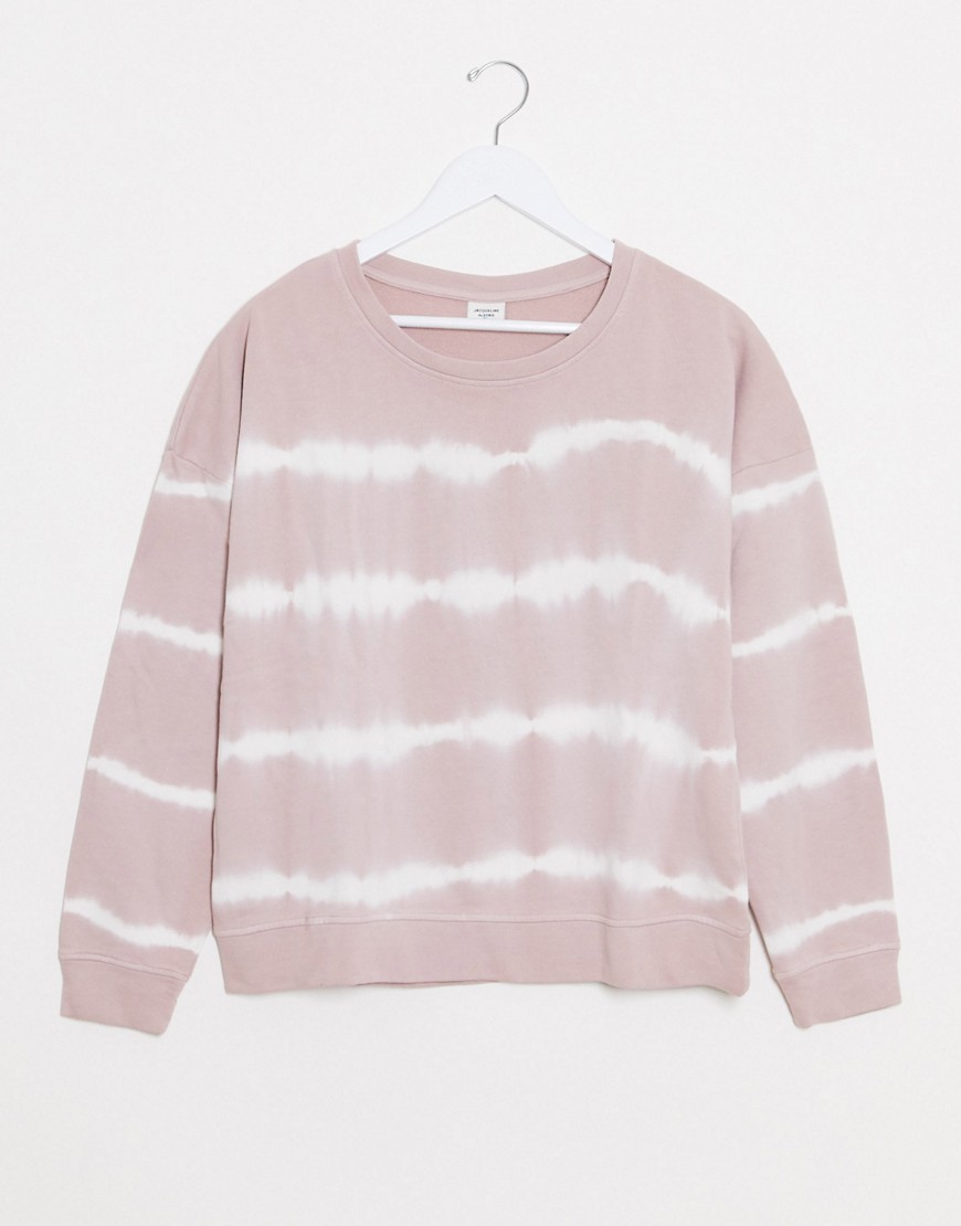 JDY - Laila - Sweater met lange mouwen in roze tie-dye