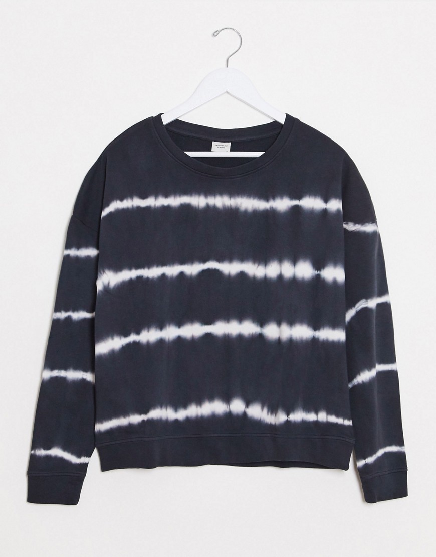 JDY - Laila - Sweater met lange mouwen in zwarte tie-dye