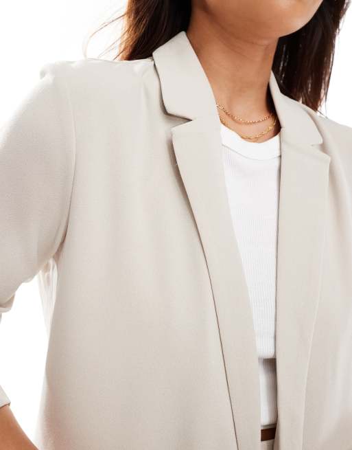 Nude longline clearance blazer