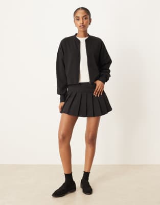 Jdy Lightweight Bomber Jacket In Black