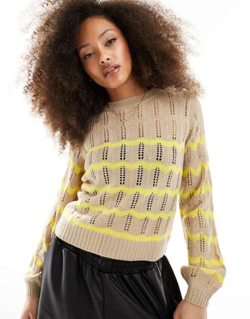 Lightweight yellow clearance sweater