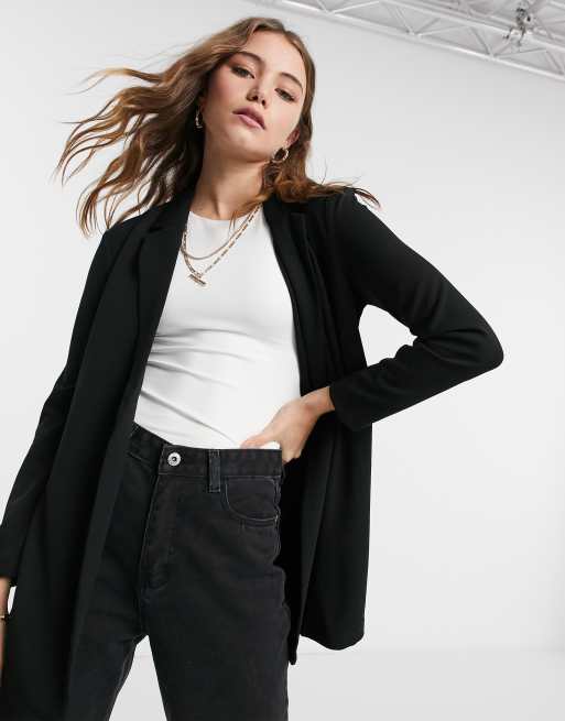 Long shop jersey blazer