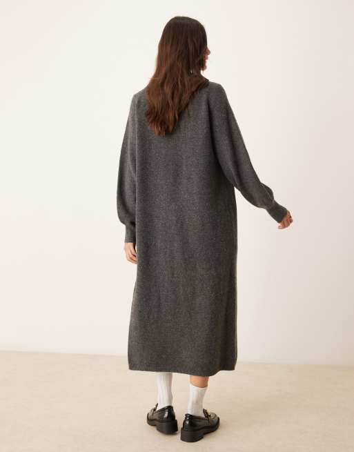 Charcoal longline cardigan hotsell