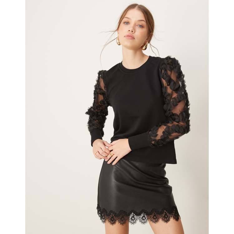 Black Shein Felpe Tumblr Felpe Abbigliamento Ragazza Shein Felpe