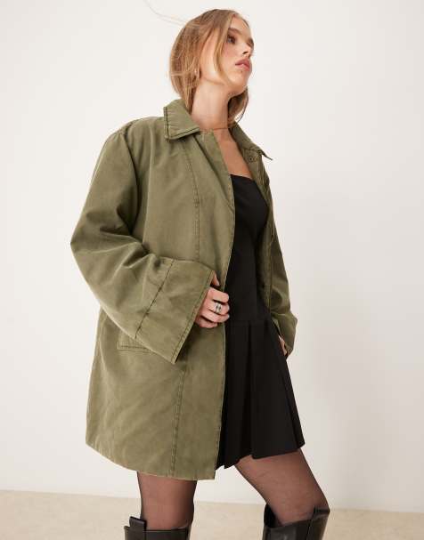 JDY - Manteau fonctionnel à doublure matelassée - Kaki - view 1