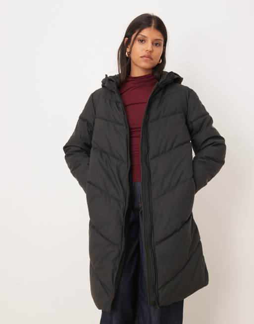 JDY - Manteau matelassé long - Noir, 2 de 4