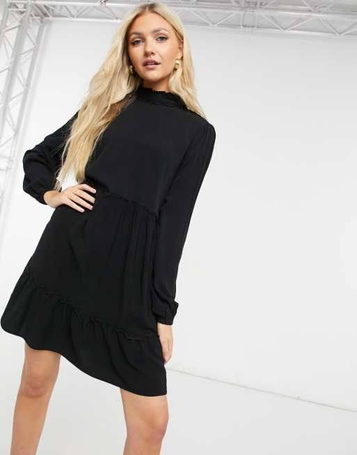 JDY – Mini-Hängerkleid in Schwarz