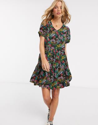 ditsy smock dress