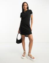 Mango linen ruched side cami midi dress in khaki