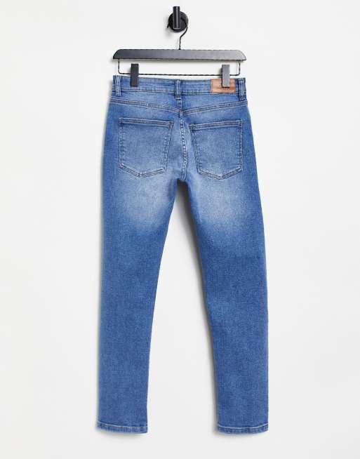 JDY - Newtyson - Mom jeans met hoge taille in blauw, 2 van 4