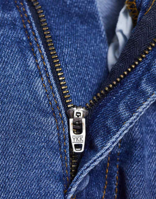 JDY - Newtyson - Mom jeans met hoge taille in blauw, 4 van 4
