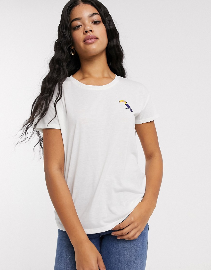JDY – Nixon toucan – T-shirt-Vit