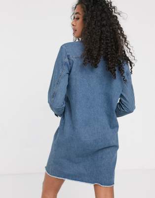 denim dress oversized