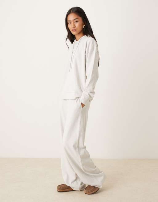 JDY - Pantalon de jogging d'ensemble ample - Gris clair, 3 de 5