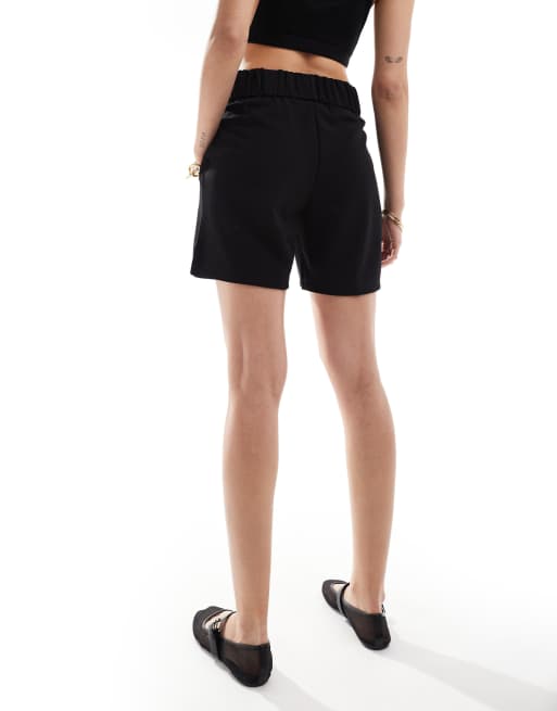 Pantaloncini Jeans Neri Pantaloncini Corti Neri Eleganti Bershka