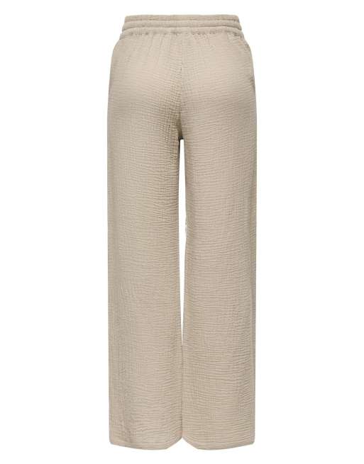 JDY pantalones de pernera ancha en marrón oxford, 7 de 7