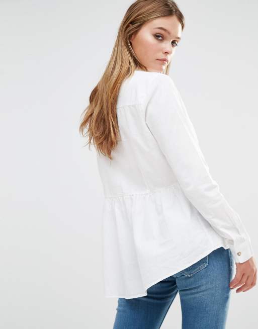 Jdy hotsell peplum shirt