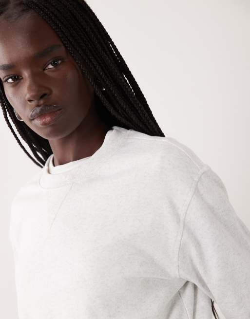 JDY Petite conjunto de sudadera de punto en gris claro, 4 de 4