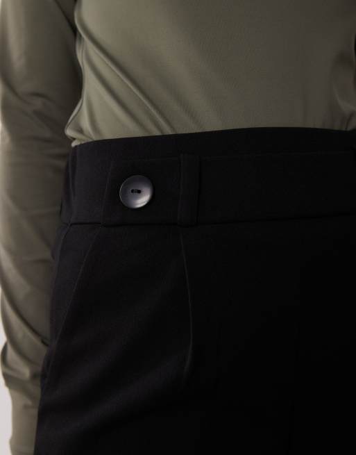 JDY Petite – Elegante Hose in Schwarz mit hohem Bund und weitem Bein, 2 von 5