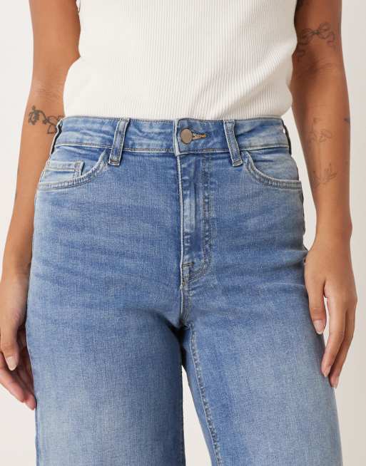 JDY Petite - Felina - Jean ample à taille haute - Bleu moyen denim, 5 de 5