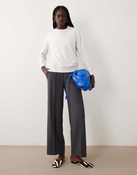 JDY Petite sweatshirtsset i ljusgrått - view 1