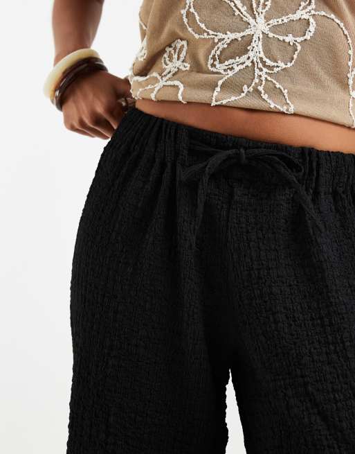 JDY Petite textured tailored pants in black - part of a set, 5 of 5